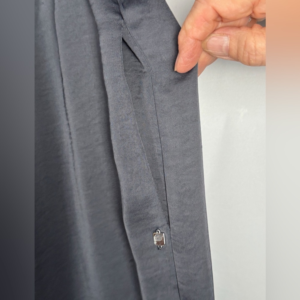 Fabletics Dark Gray Button-Down Shirt - image 6